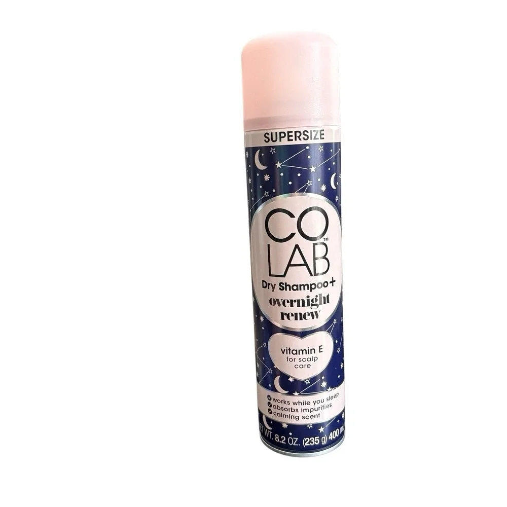 COLAB Dry Shampoo+ Overnight Renew Supersize 8.2 oz Vitamin E,‎ Scalp Care